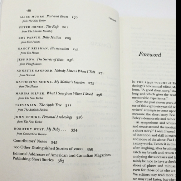 3/$12 The Best American Short Stories 2001 Book - Picture 3 of 8